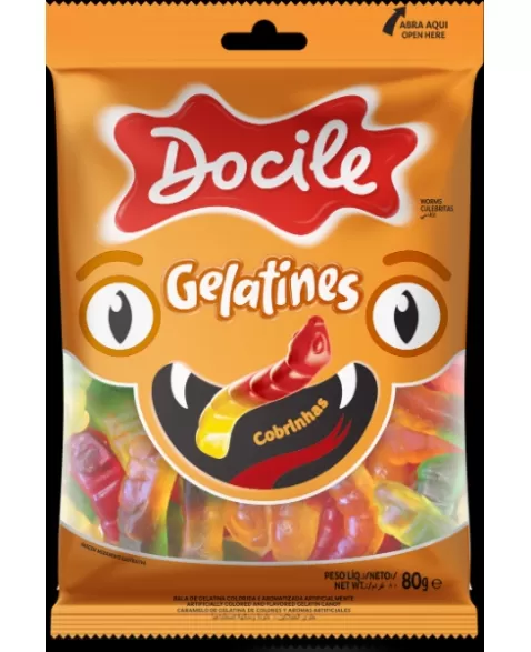 GELATINES 80G COBRINHAS