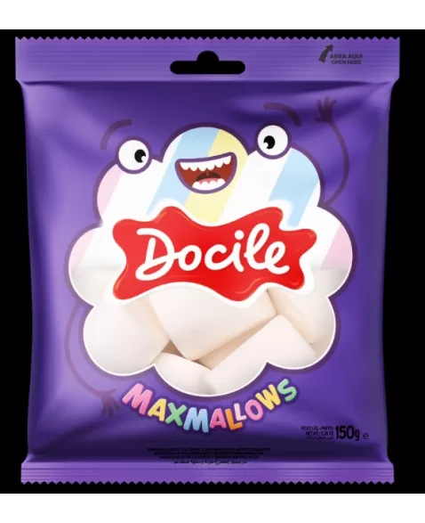 MAXMALLOWS TUBO 150G BRANCO BAUNILHA