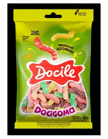 DOCIGOMA 90G MINHOCAS AZEDINHAS