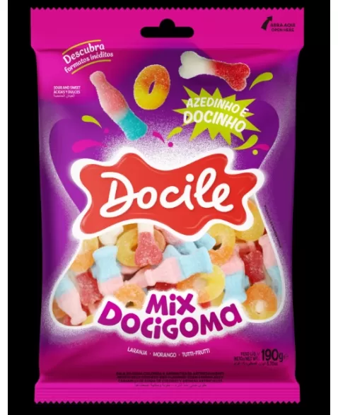 DOCIGOMA 190G MIX AZEDINHAS E DOCINHAS