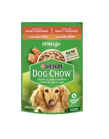 PUR DOG CHOW 100G SACHE RP SALMÃO