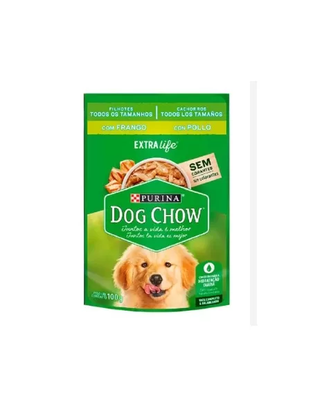 PUR DOG CHOW 100G SACHE FRANGO