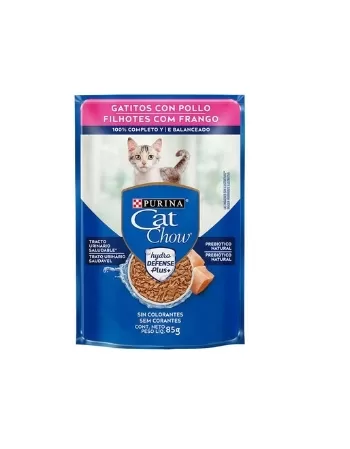 PUR CAT CHOW 85G SACHE FILH FRANGO AO MOLHO