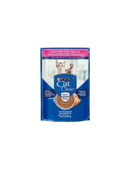 PUR CAT CHOW 85G SACHE FILH FRANGO AO MOLHO