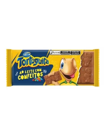 CHOC TAB TORTUGUITA 80G CONFEITOS