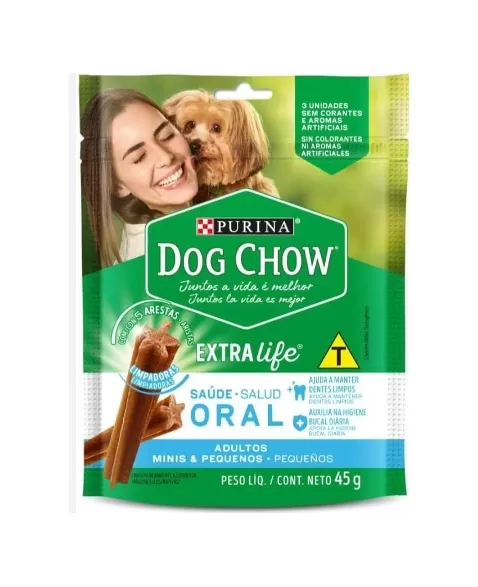 PUR DOG CHOW SAÚDE ORAL PQ 20X105G