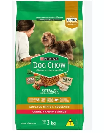 PUR DOG CHOW AD RAÇAS PQ CAR FR ARZ 3KG 1505