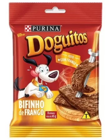 PUR DOGUITOS BIFINHO FRANGO 65G 8083