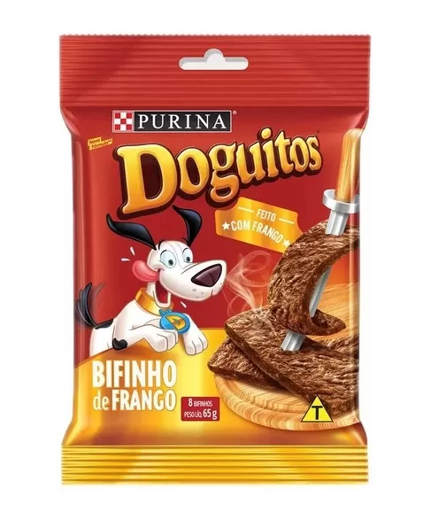 PUR DOGUITOS BIFINHO FRANGO 65G 8083