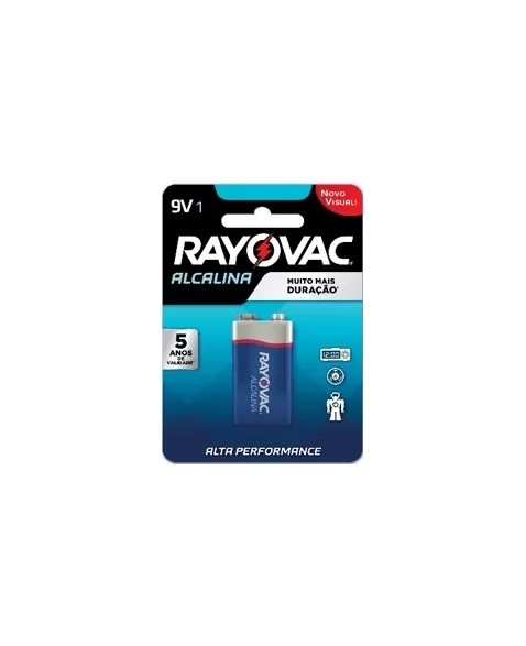 RAY BATERIA ALCALINA 9V CT