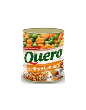 ERVILHA E CENOURA QUERO 170G LATA