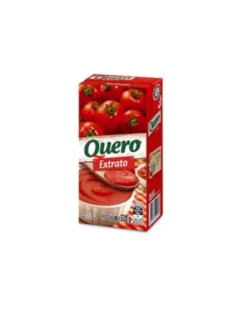 EXTRATO DE TOMATE QUERO 320G TETRA