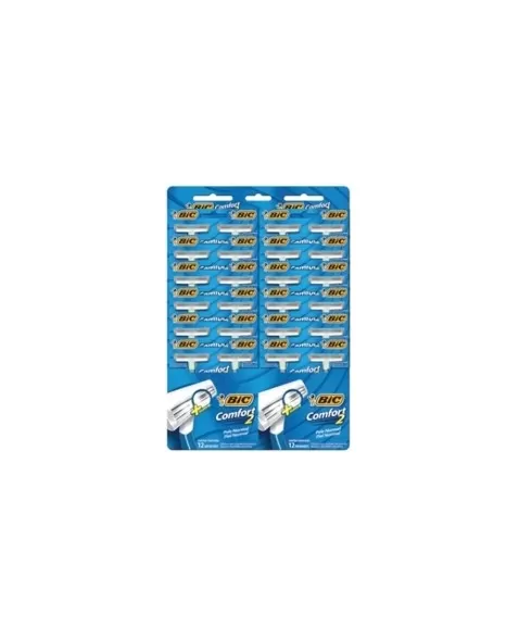 BIC BARBEADOR COMFORT 2 P.N. 12X2 CT